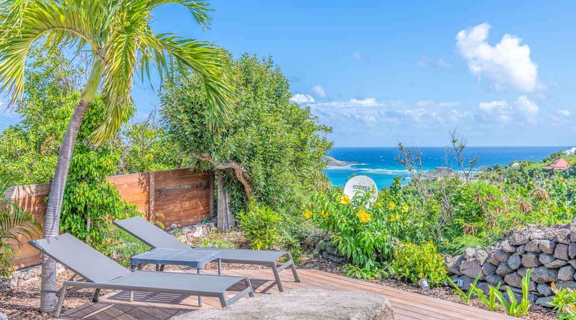 Deck at WV STC, Camaruche, St. Barthelemy