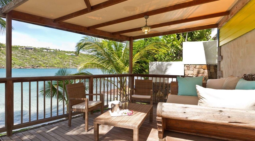 Sitting Room at WV BEA, Marigot Beach, St. Barthelemy