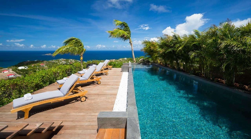 Villa Pool at WV CLM, Vitet, St. Barthelemy