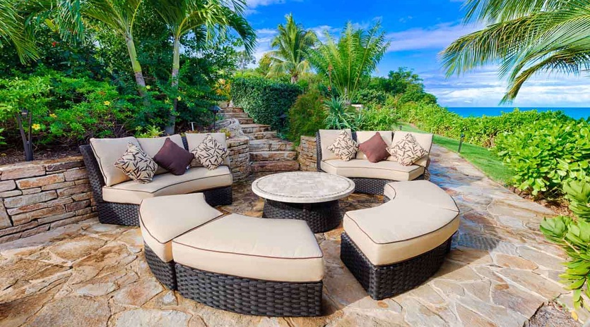 Patio at AXA NEV, Long Bay, Anguilla