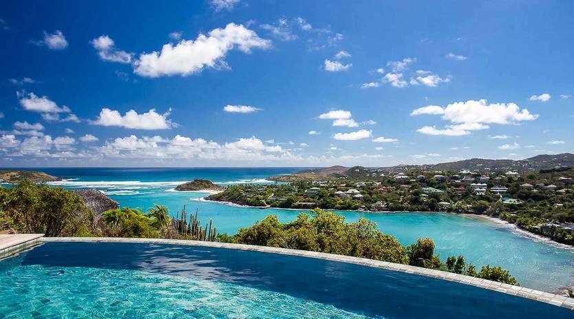 The view from WV NOC, Mont Jean, St. Barthelemy