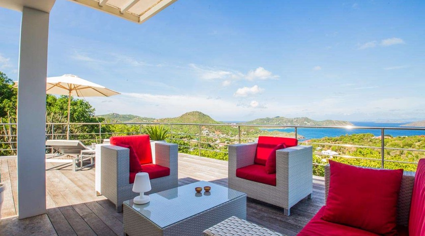 The view from WV AGV, Vitet, St. Barthelemy