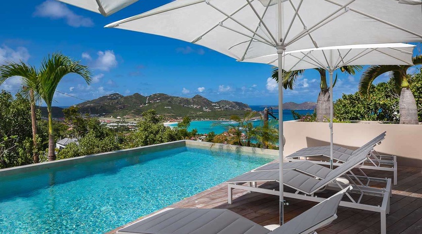 Villa Pool at WV LBC, St. Jean, St. Barthelemy