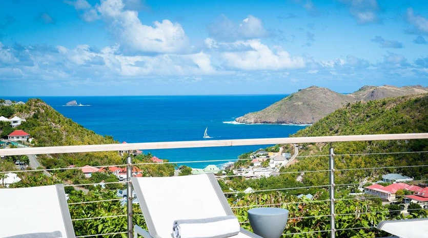 Deck at WV LUM, Flamands, St. Barthelemy