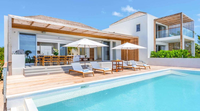 Villa Pool at TC BLM, Long Bay Beach, Turks & Caicos
