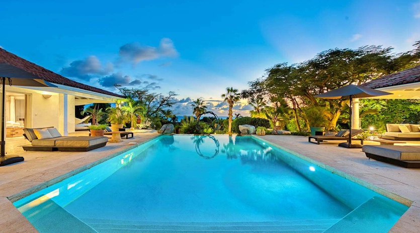 Villa Pool at PIE LAP, Hillside/Terres Basses, St. Martin