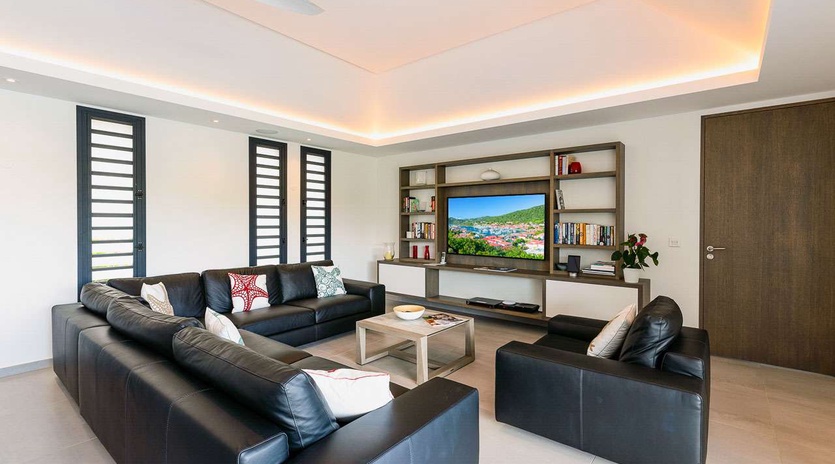 Living Room at WV DAD, Lorient, St. Barthelemy