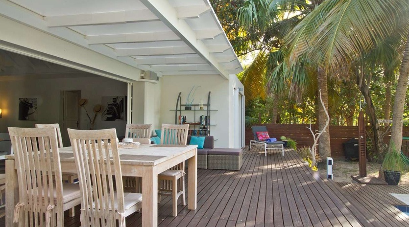 Deck at WV EZE, Lorient Beach, St. Barthelemy