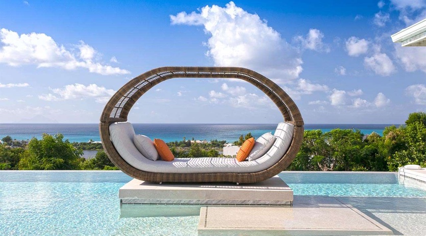 Villa Pool at PIE AVN, Hillside/Terres Basses, St. Martin