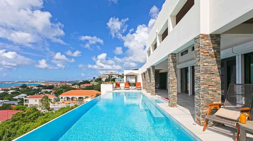 Villa Pool at PIE BLV, Pelican Key, St. Martin