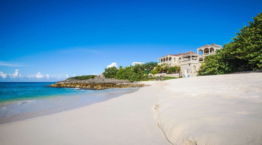 Beach at AXA CAS, Little Bay, Anguilla