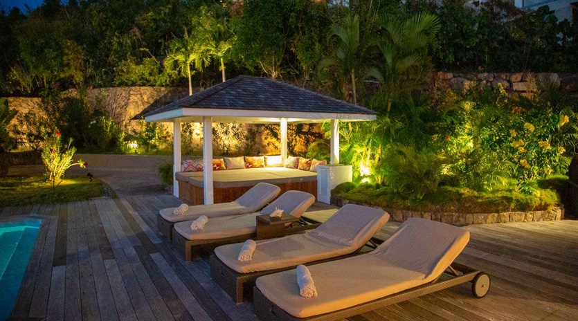 Deck at WV CAR, Lorient, St. Barthelemy
