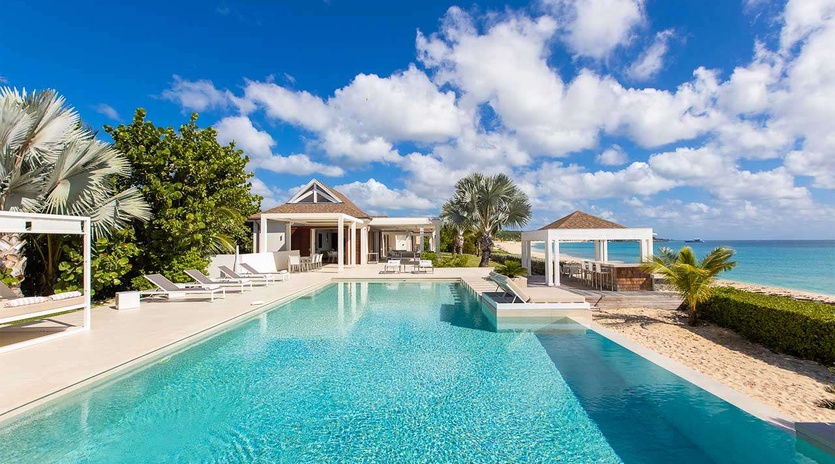Villa Pool at PIE TNS, Beach Side/Baie Longue, St. Martin