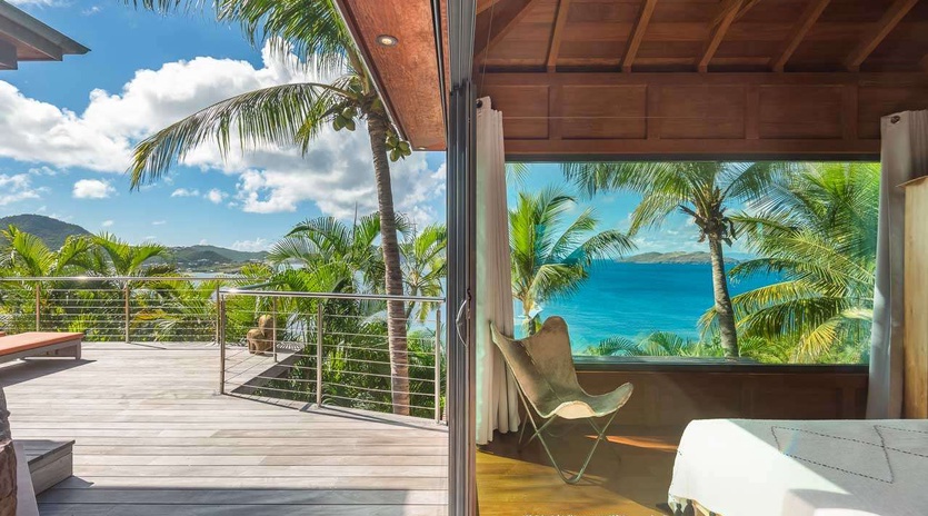 Deck at WV BAY, Pointe Milou, St. Barthelemy