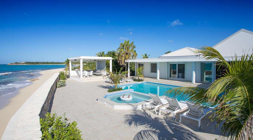 Villa Pool at PIE EDS, Beach Side/Plum Beach, St. Martin
