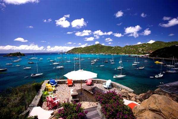 Terrace at DR VILLA, Gustavia, St. Barthelemy