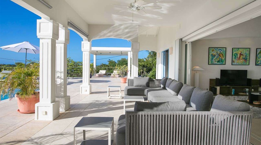 Veranda at PIE OCE, Hillside/Terres Basses, St. Martin