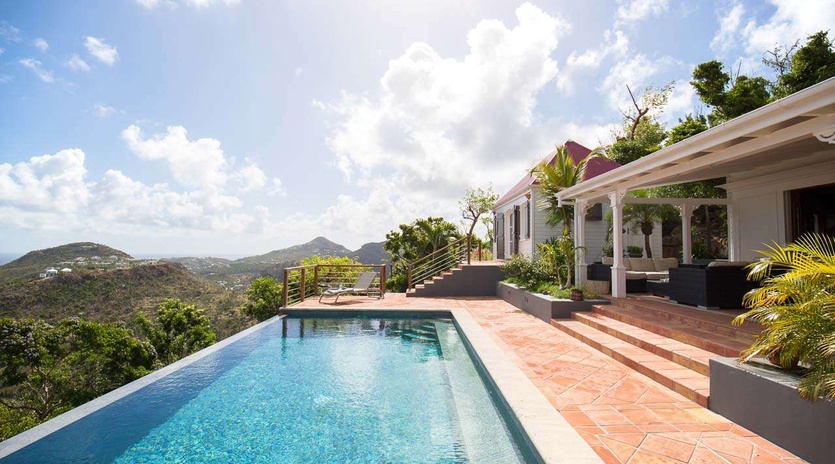 Villa Pool at WV PAS, Lurin, St. Barthelemy