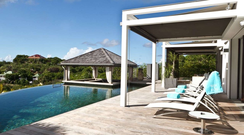 Deck at WV FLC, Lurin, St. Barthelemy