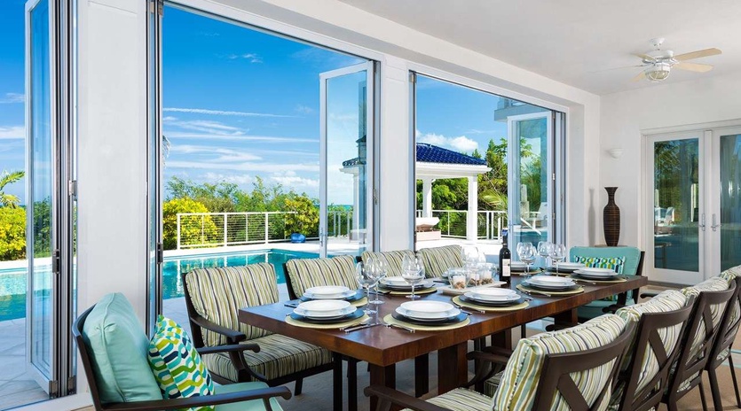 Dining Room at TC WS, Blue Mountain, Turks & Caicos
