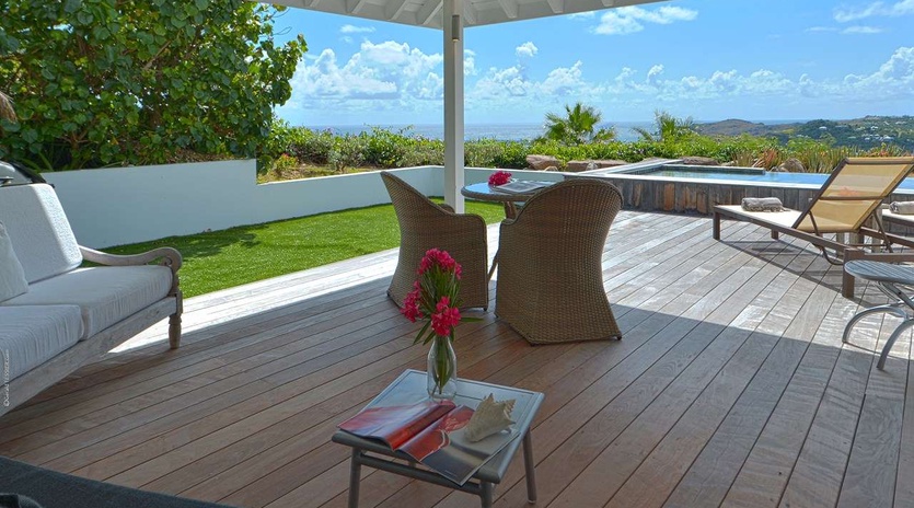 Deck at WV APN, Mont Jean, St. Barthelemy