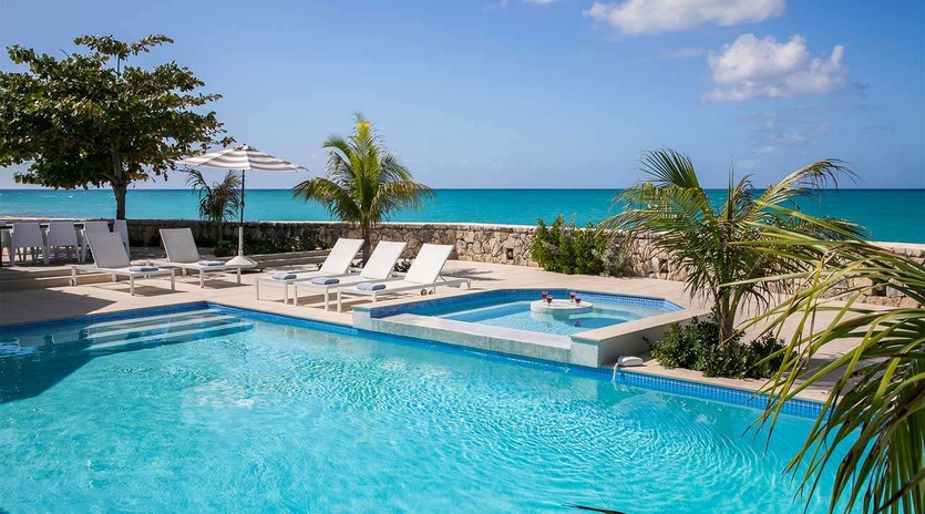 Villa Pool at PIE EDS, Beach Side/Plum Beach, St. Martin