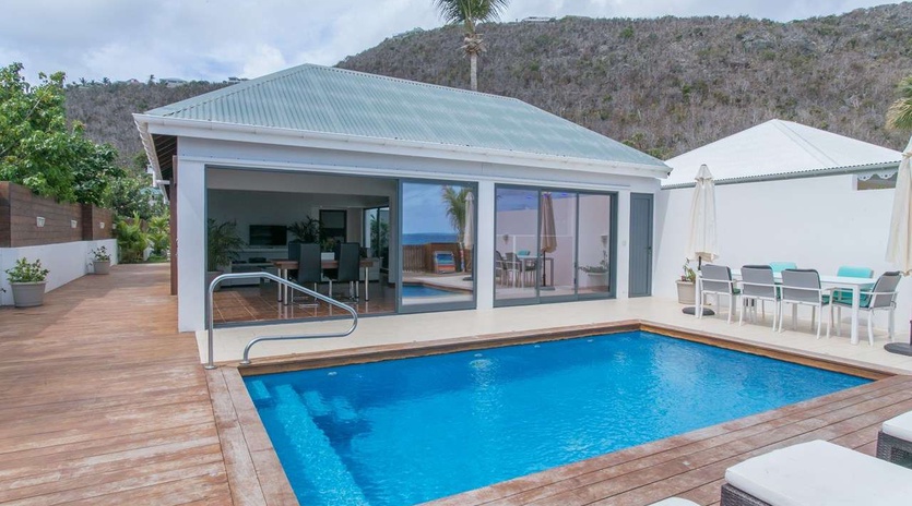 Villa Pool at WV VDD, Flamands Beach, St. Barthelemy