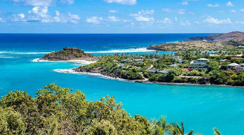 The view from WV NOC, Mont Jean, St. Barthelemy