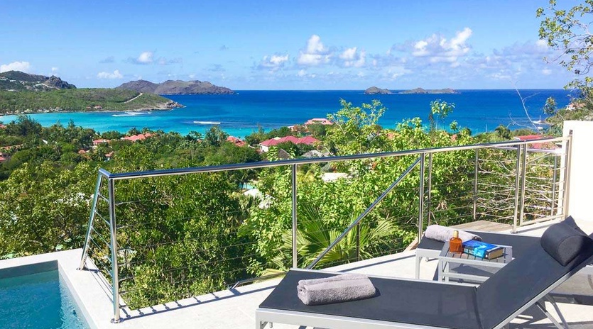Patio at WV SUA, St. Jean, St. Barthelemy