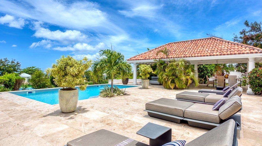 Patio at PIE LAN, Hillside/Terres Basses, St. Martin
