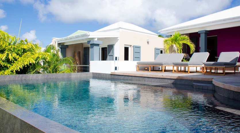 Villa Pool at WV VLC, Lurin, St. Barthelemy