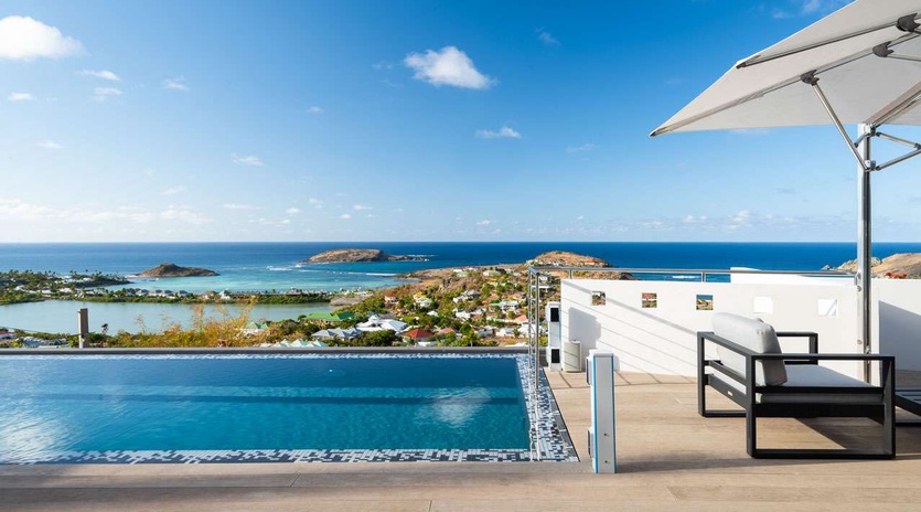 Deck at WV CIO, Grand Cul de Sac, St. Barthelemy