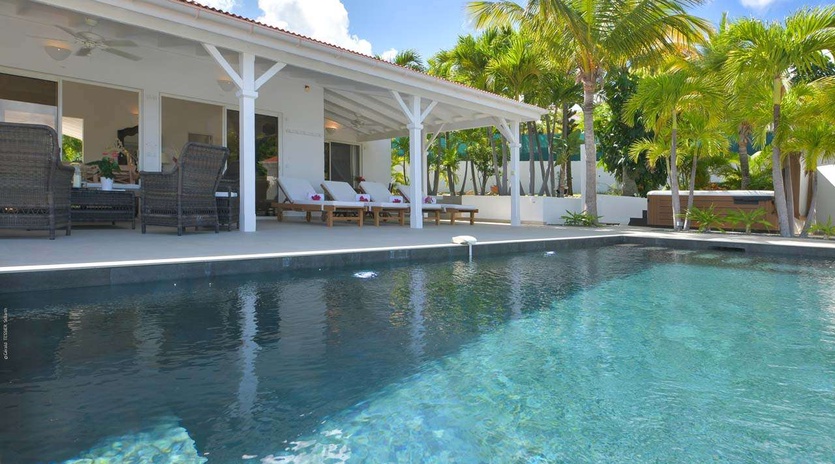 Villa Pool at WV KRL, St. Jean, St. Barthelemy