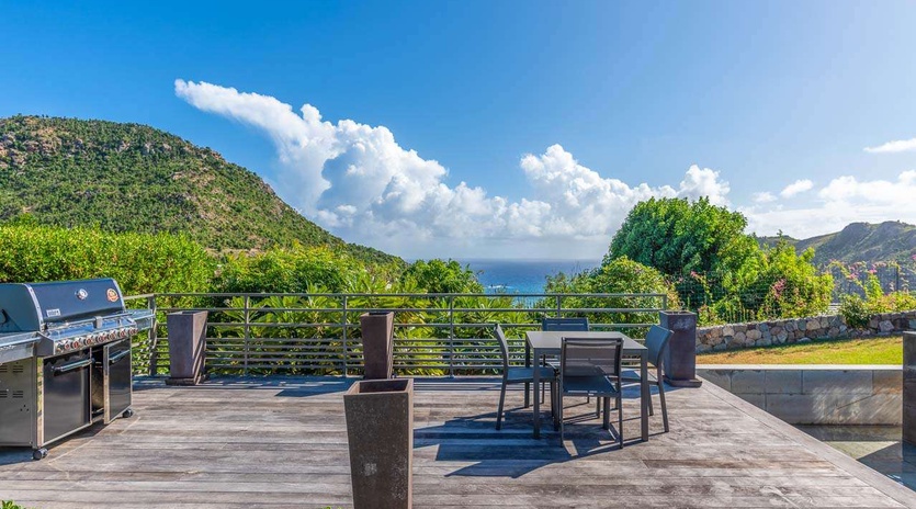 Deck at WV AVV, Vitet, St. Barthelemy