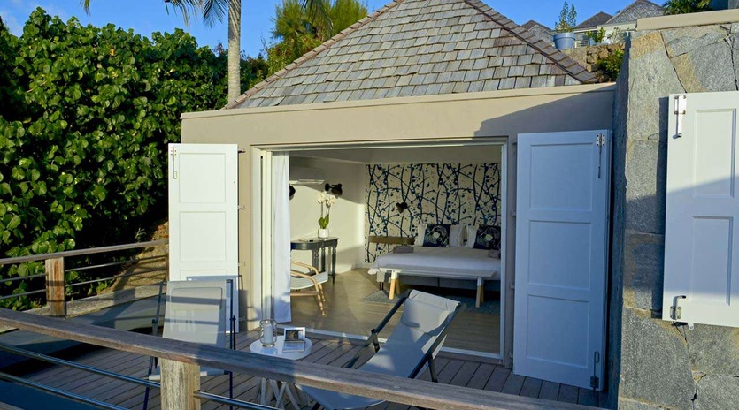 Deck at WV LAR, Petit Cul de Sac, St. Barthelemy