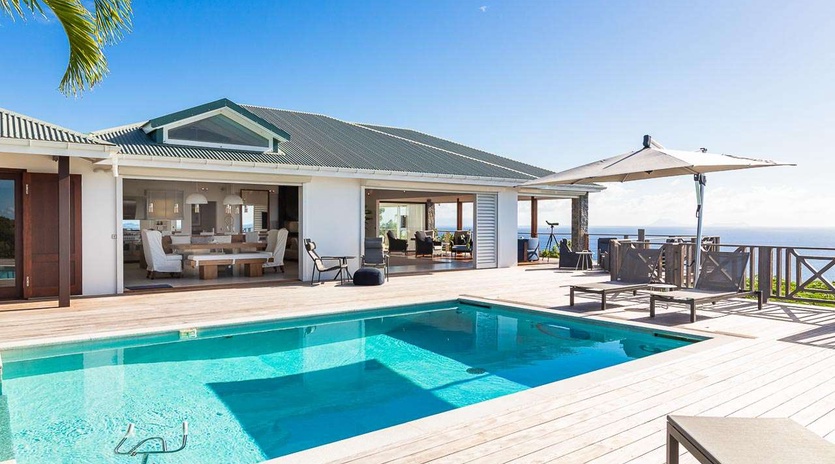 Villa Pool at WV MER, Gouverneur, St. Barthelemy