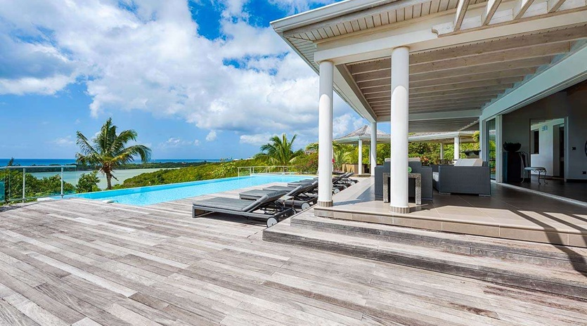 Villa Pool at SXM NOL, Hillside/Terres Basses, St. Martin