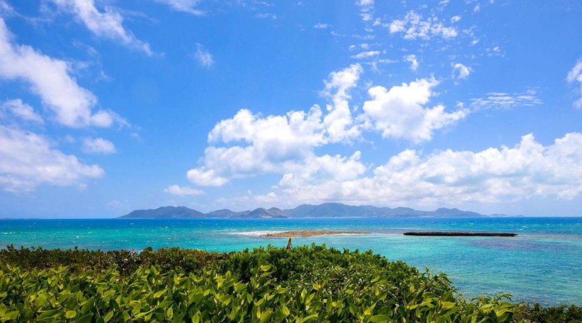 The view from AXA CHM, Blowing Point, Anguilla