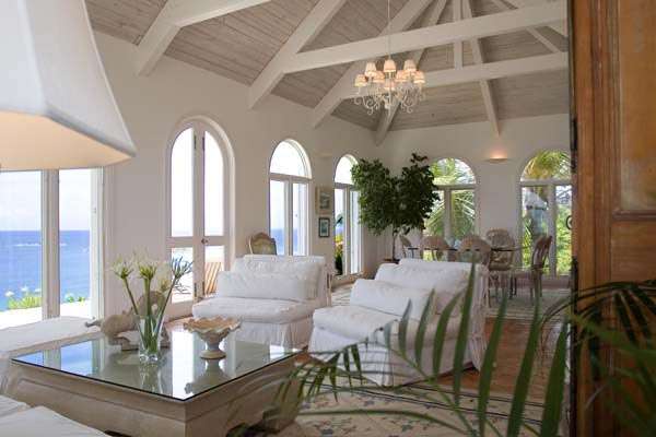 Living Room at WV BEV, Mont Jean, St. Barthelemy