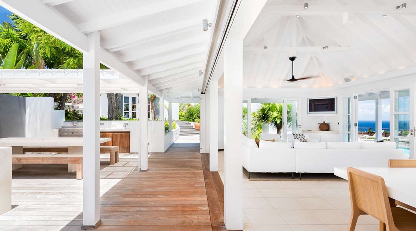 Deck at WV VNA, Vitet, St. Barthelemy