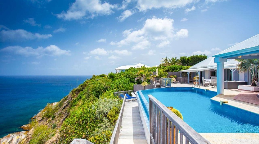 Exterior of WV FRE, Pointe Milou, St. Barthelemy