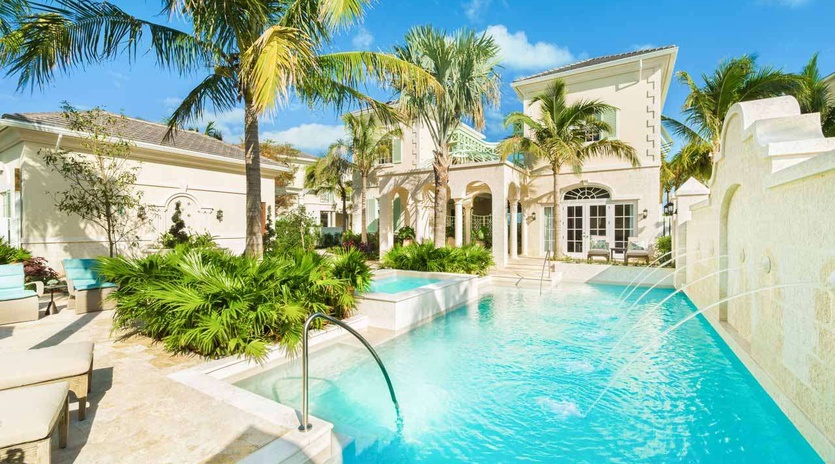 Villa Pool at TC 6BV, Long Bay Beach, Turks & Caicos