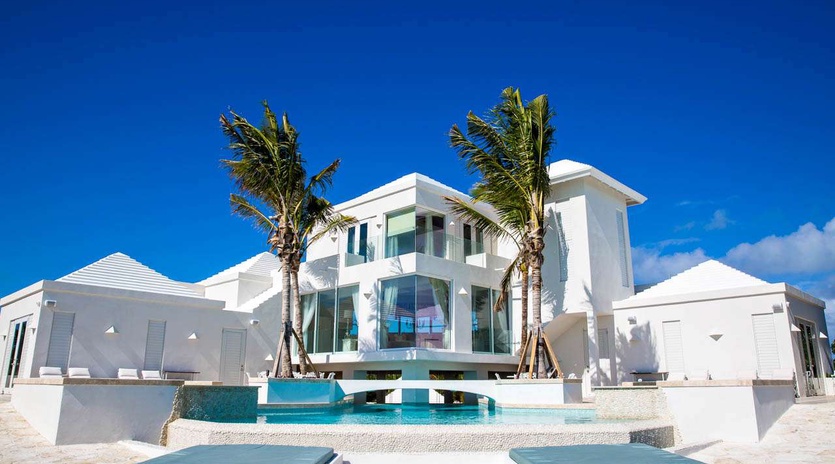 Villa Pool at TC PW, Long Bay Beach, Turks & Caicos