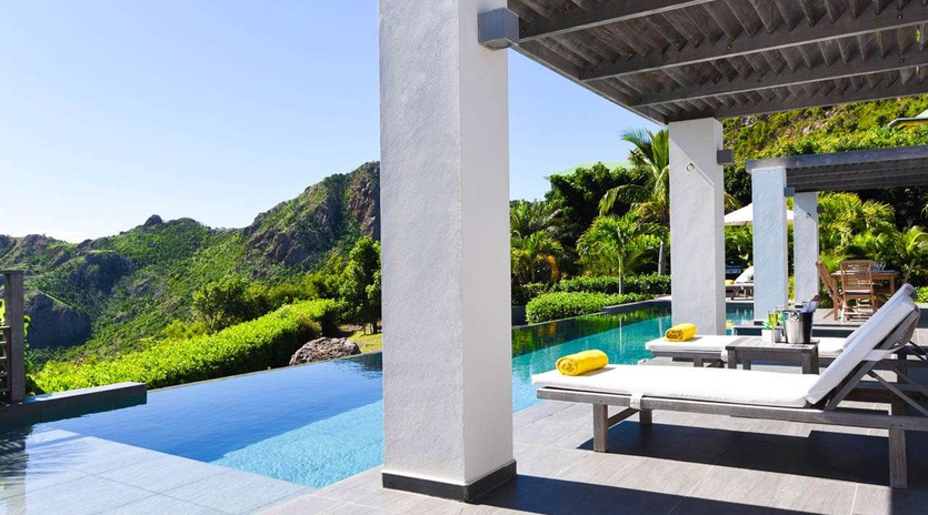 Terrace at WV VLY, Vitet, St. Barthelemy