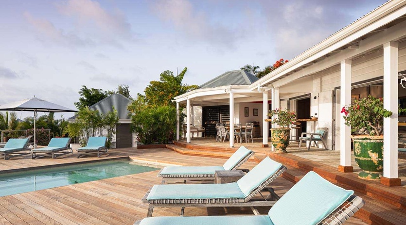 Villa Pool at WV BSN, Lurin, St. Barthelemy