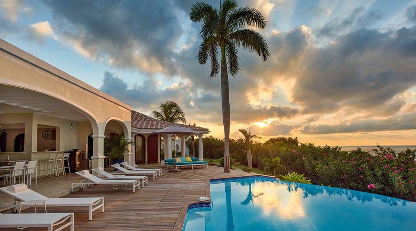 Villa Pool at PIE HAP, Mt. Choisy, St. Martin