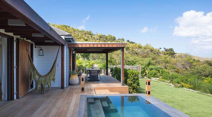 Villa Pool at WV CTH, St. Jean, St. Barthelemy