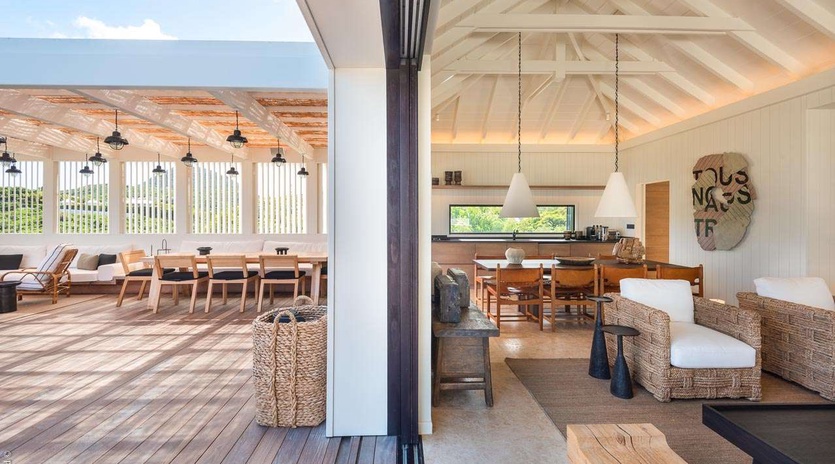 Deck at WV MNT, Pointe Milou, St. Barthelemy