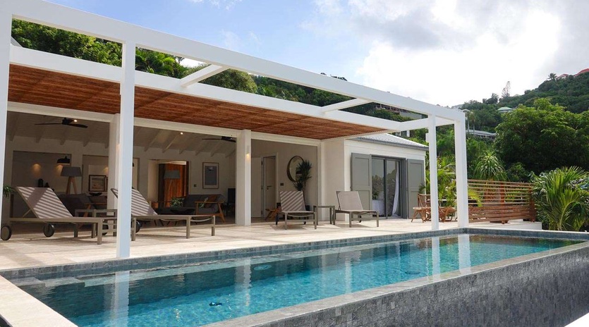 Villa Pool at WV ARK, Pointe Milou, St. Barthelemy