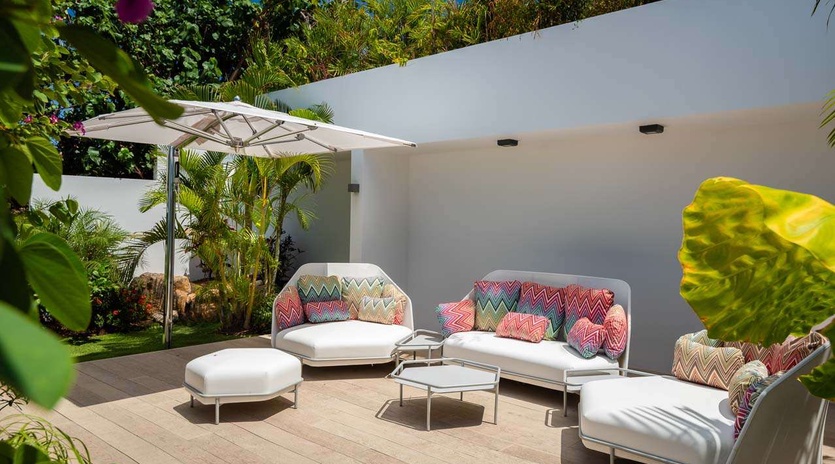 Deck at WV CIO, Grand Cul de Sac, St. Barthelemy